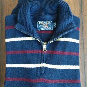 Classic RL American Living 1/4-Zip Sweater (L)